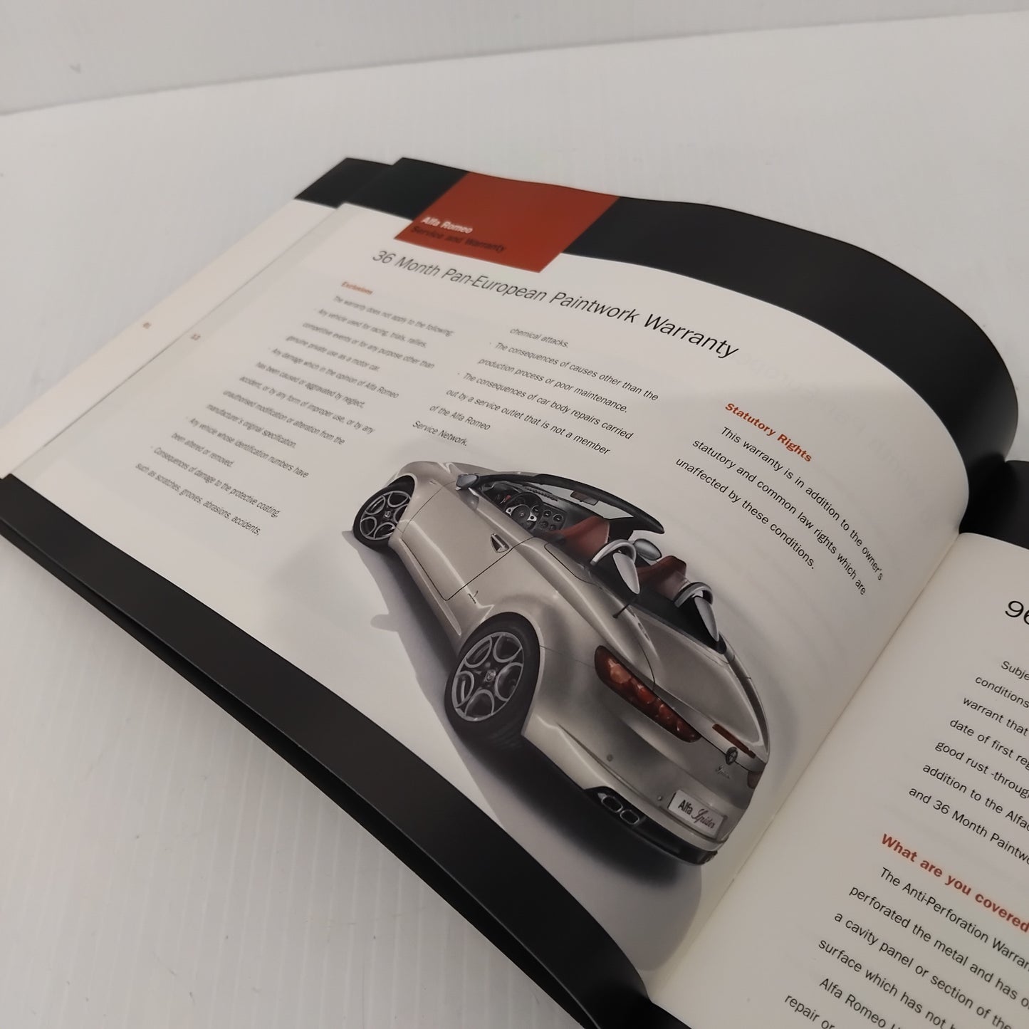 Genuine Alfa Romeo - Service and Warranty Book - 2010 - English | W2006A