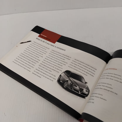 Genuine Alfa Romeo - Service and Warranty Book - 2010 - English | W2006A