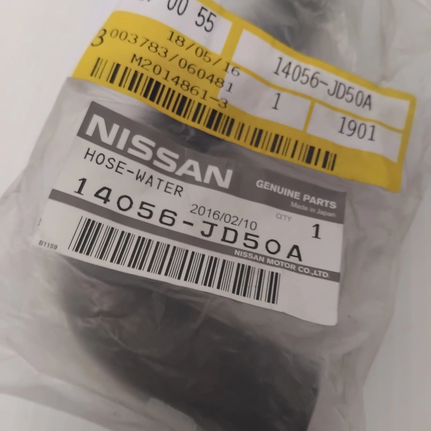 Genuine EGR Valve Water Hose - Nissan Qashqai K9K 2006-2013 1.5 | 14056JD50A