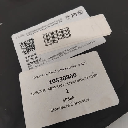 Genuine MG Shroud Asm-Rad Clg | 10830860