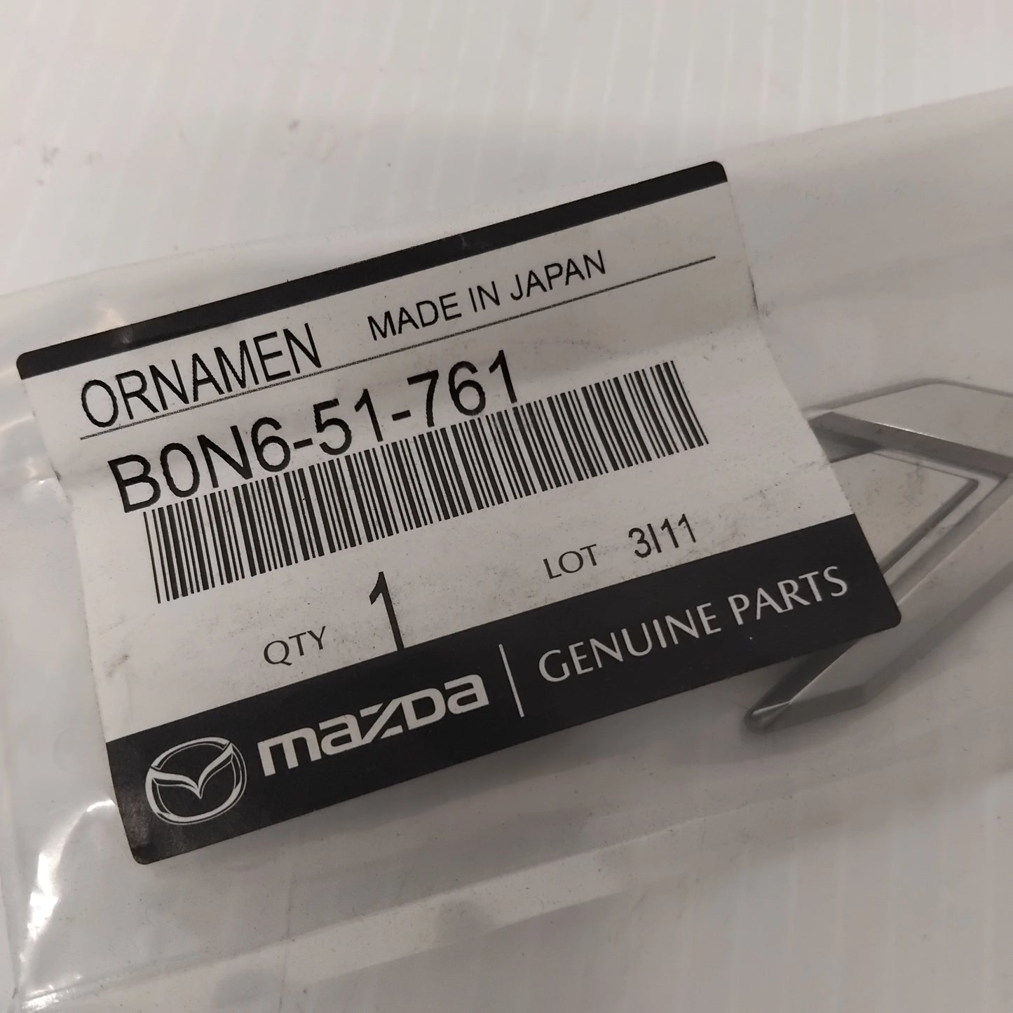 Genuine 'SKYACTIV X' Badge / Emblem - Mazda 3 / Mazda CX-30 | B0N651761