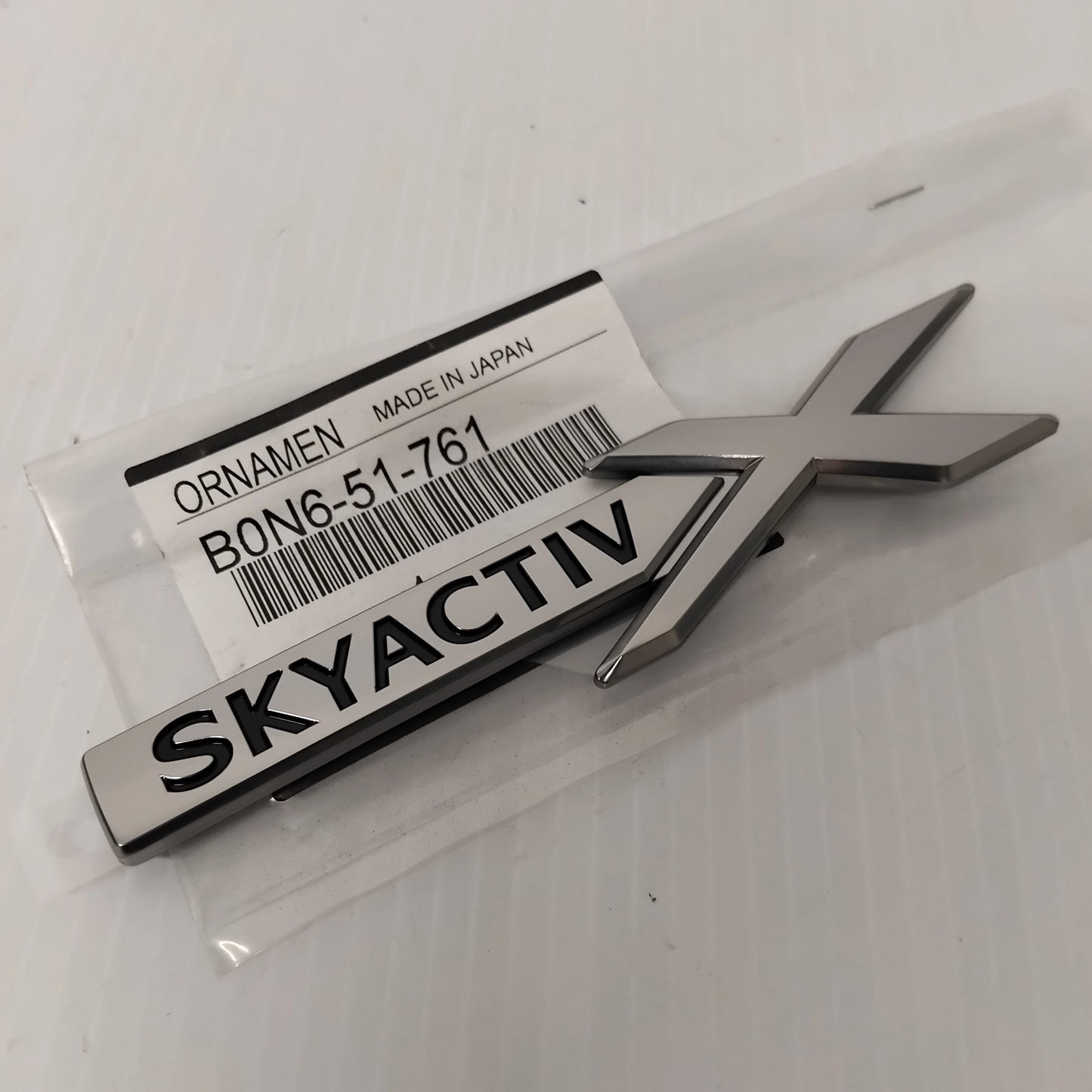 Genuine 'SKYACTIV X' Badge / Emblem - Mazda 3 / Mazda CX-30 | B0N651761