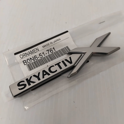 Genuine 'SKYACTIV X' Badge / Emblem - Mazda 3 / Mazda CX-30 | B0N651761