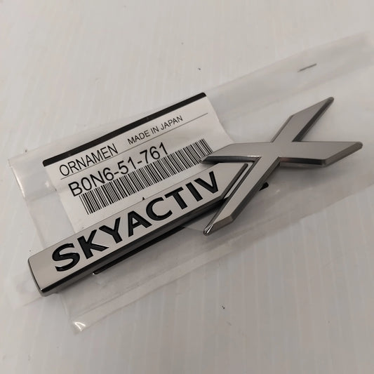 Genuine 'SKYACTIV X' Badge / Emblem - Mazda 3 / Mazda CX-30 | B0N651761
