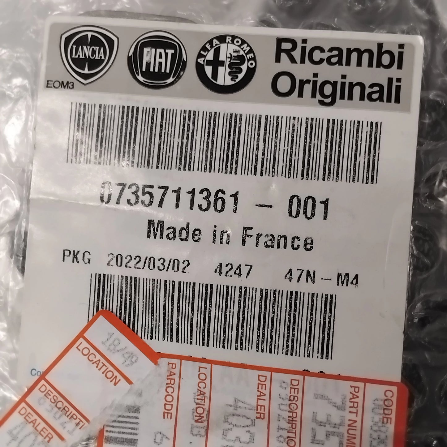 Genuine Fiat Wheel Cover | 735711361