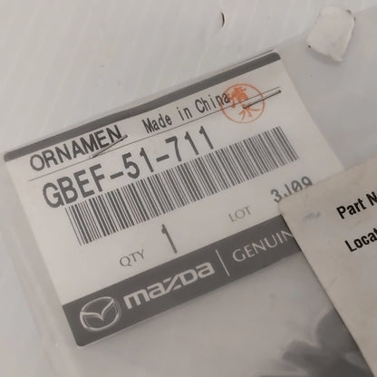 Genuine Rear Bumper Badge / Name Plate - Mazda 6 2018 | GBEF51711