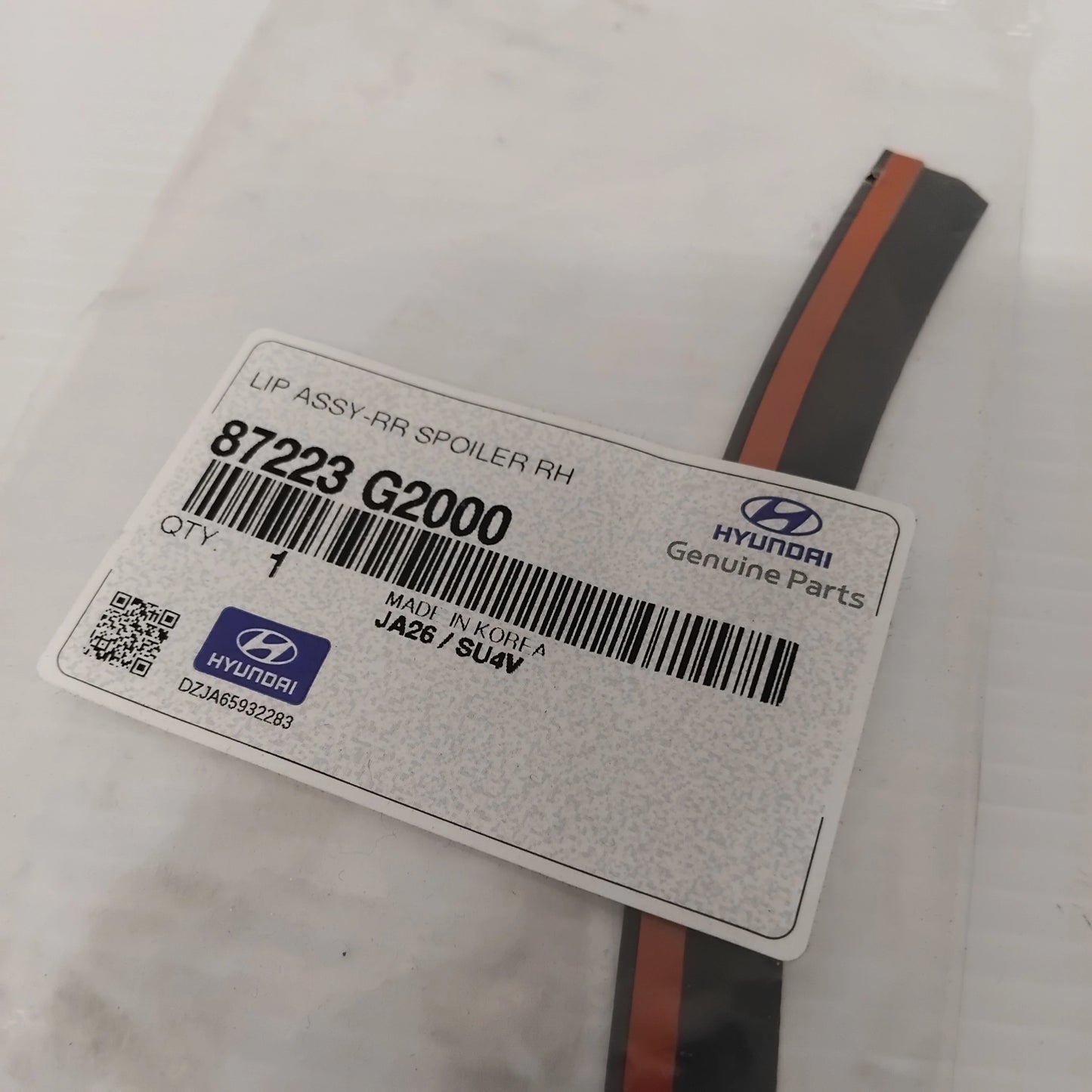 Genuine Hyundai Lip Assy-Rr Spoiler | 87223G2000