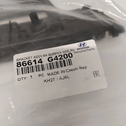 Genuine Hyundai Bracket Rear Bumper Side, RH | 86614G4200