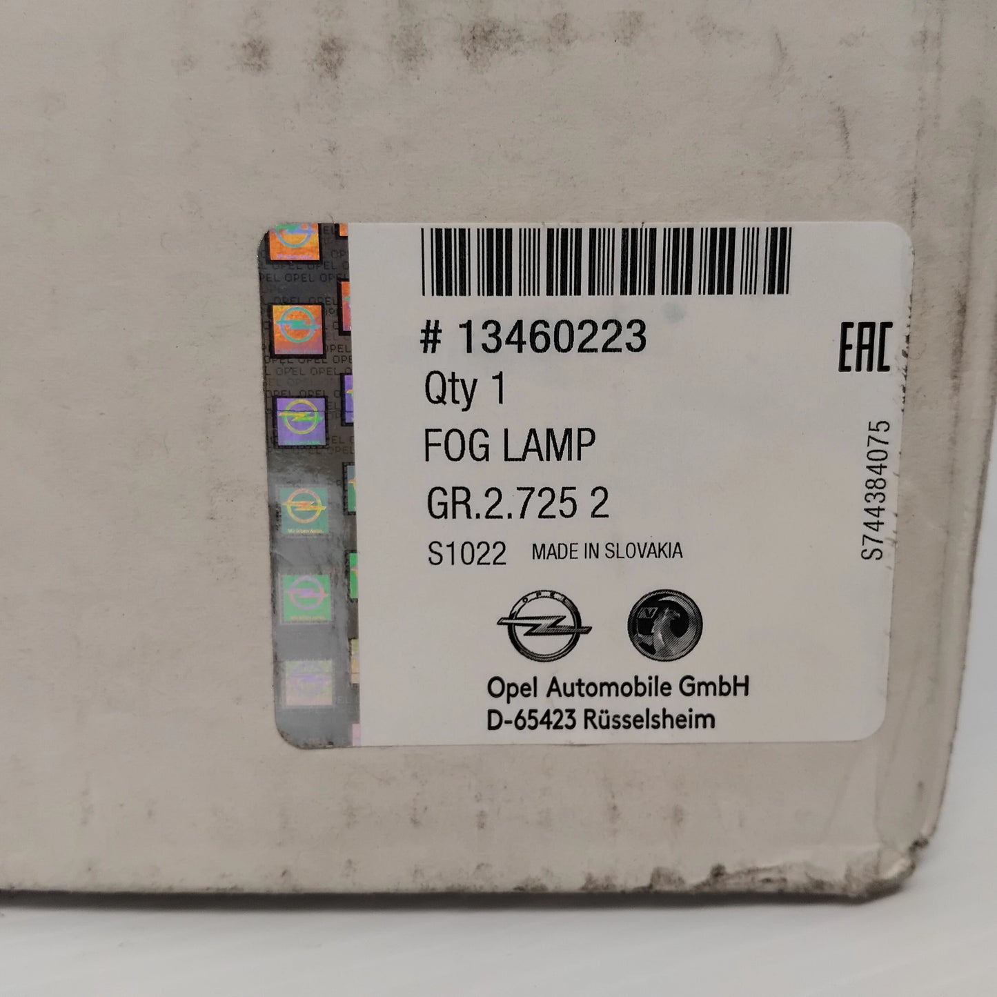 Genuine Front Passenger Foglamp - Vauxhall Insignia B 2018- | 13460223