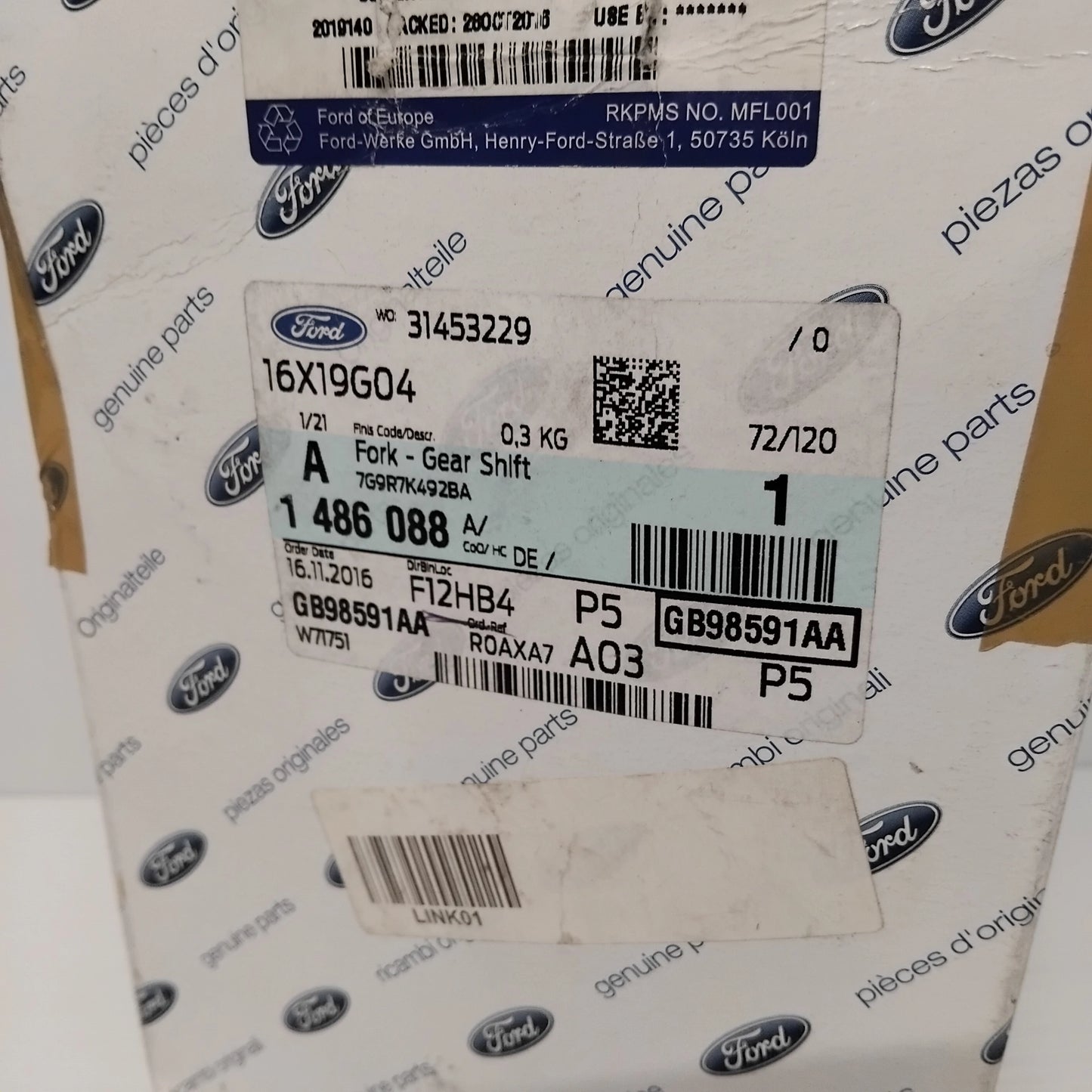Genuine Reverse Gear Fork - Ford Focus / Kuga / Transit 6-Speed | 1486088