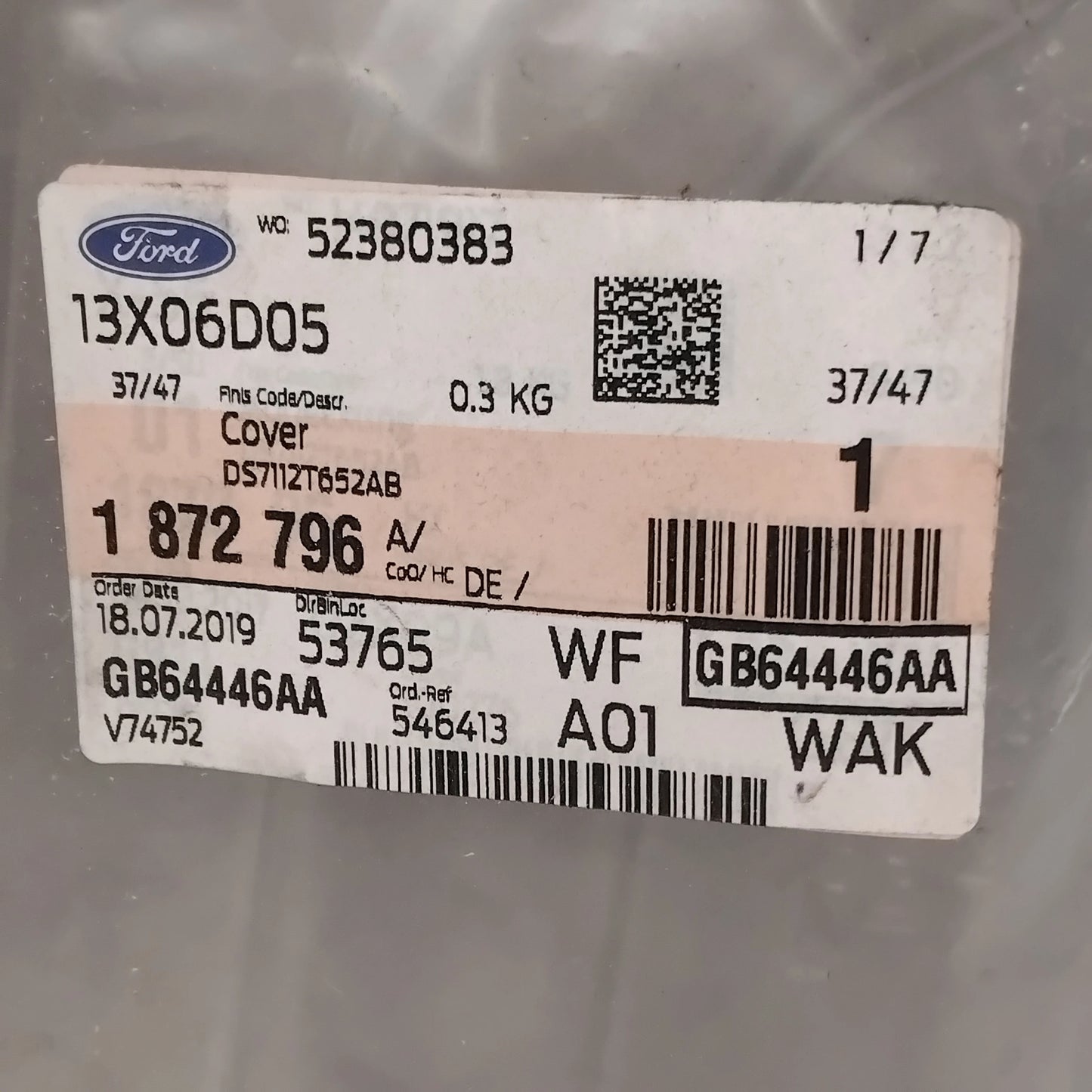 Genuine Engine ECU Cover - Ford Edge / Mondeo / S-Max | 1872796