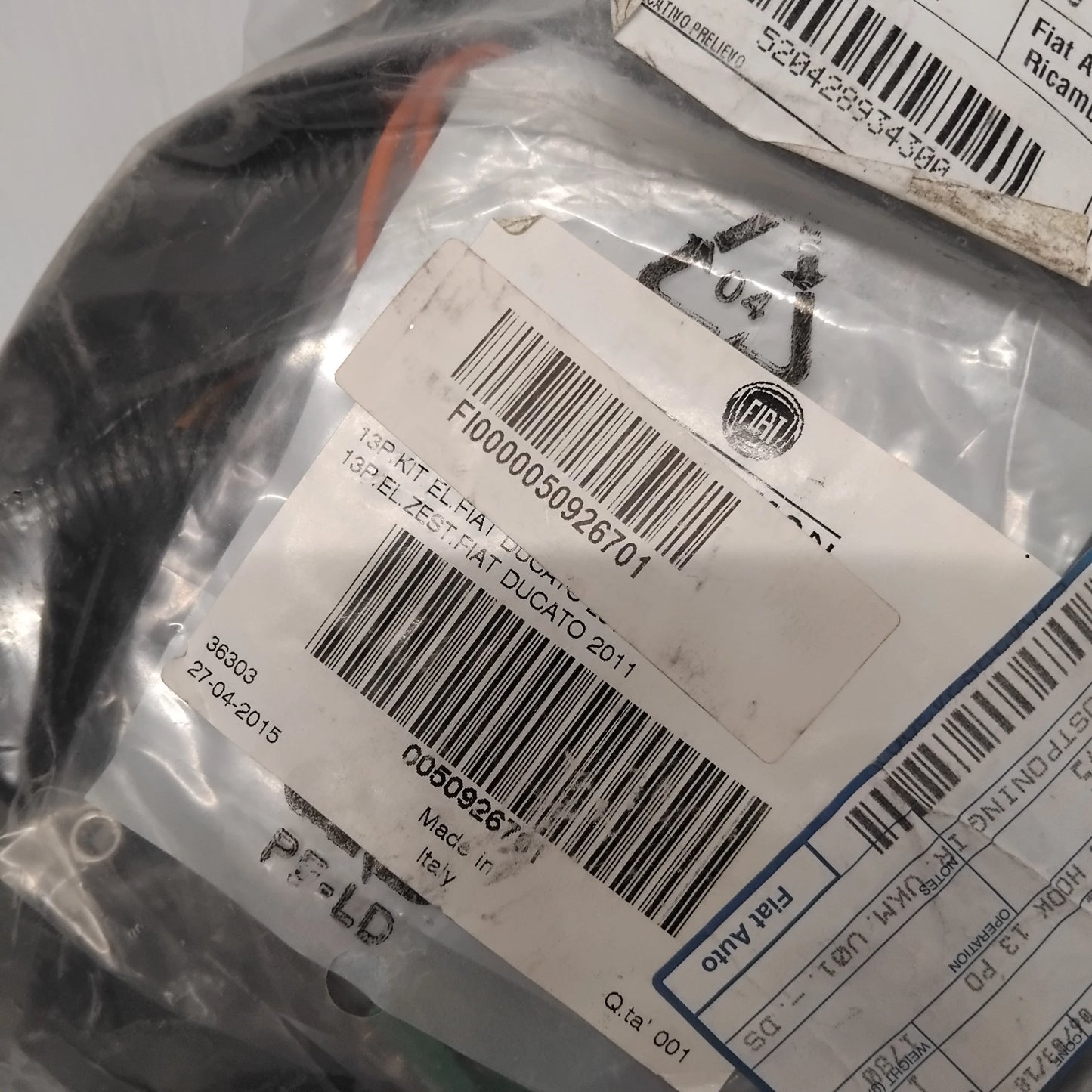 Genuine 13-Pin Towbar Wiring Kit - Fiat Ducato | 50926701