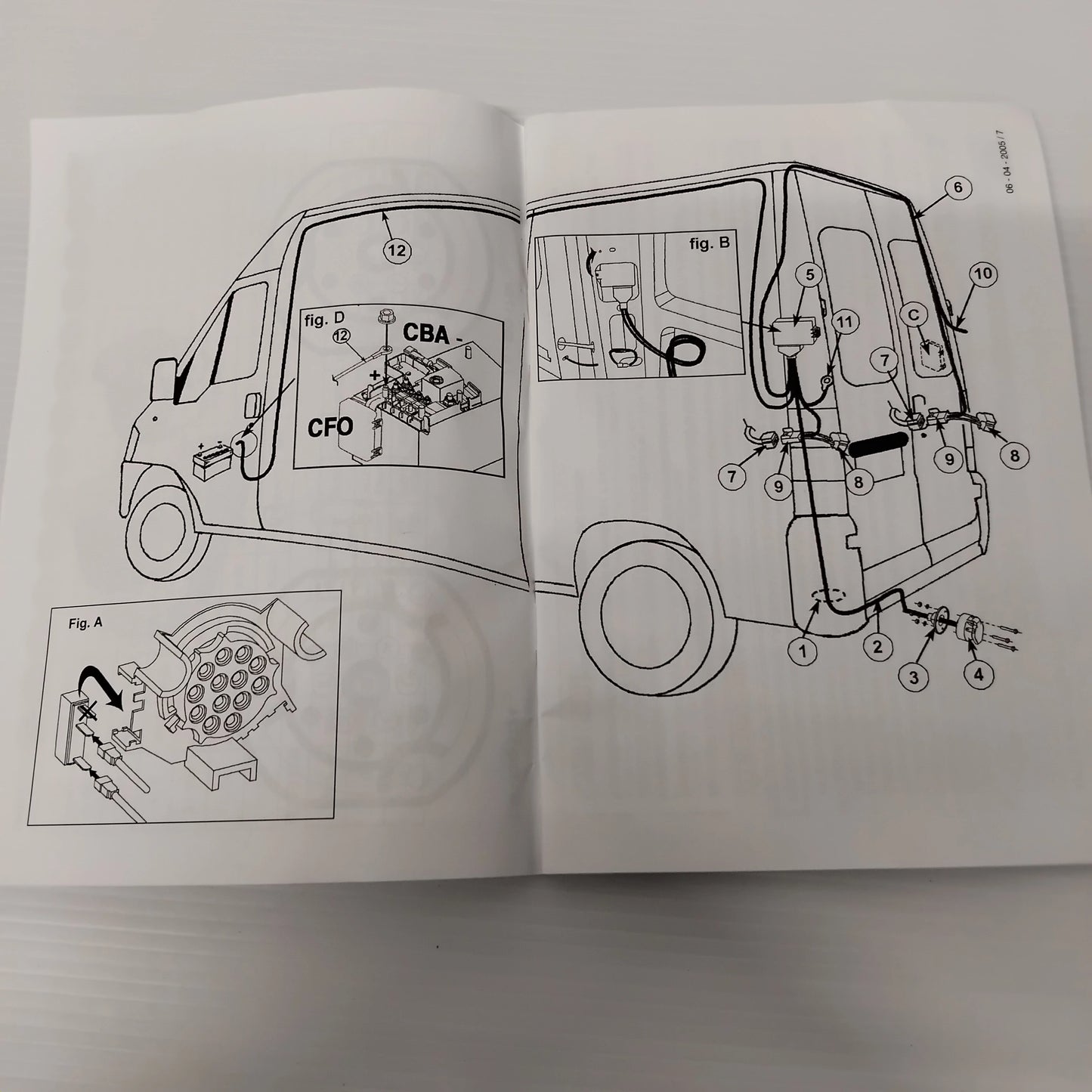 Genuine 13-Pin Towbar Wiring Kit - Fiat Ducato | 50926701