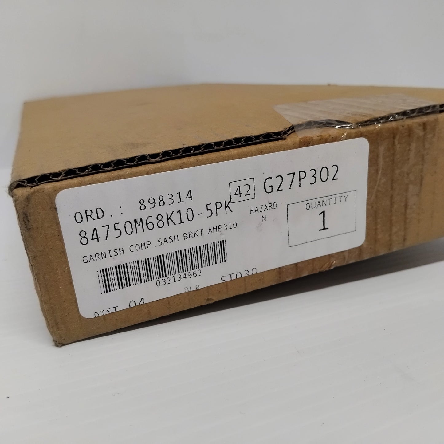 Genuine Suzuki Garnish Sash Brkt Inr | 84750M68K10-5PK