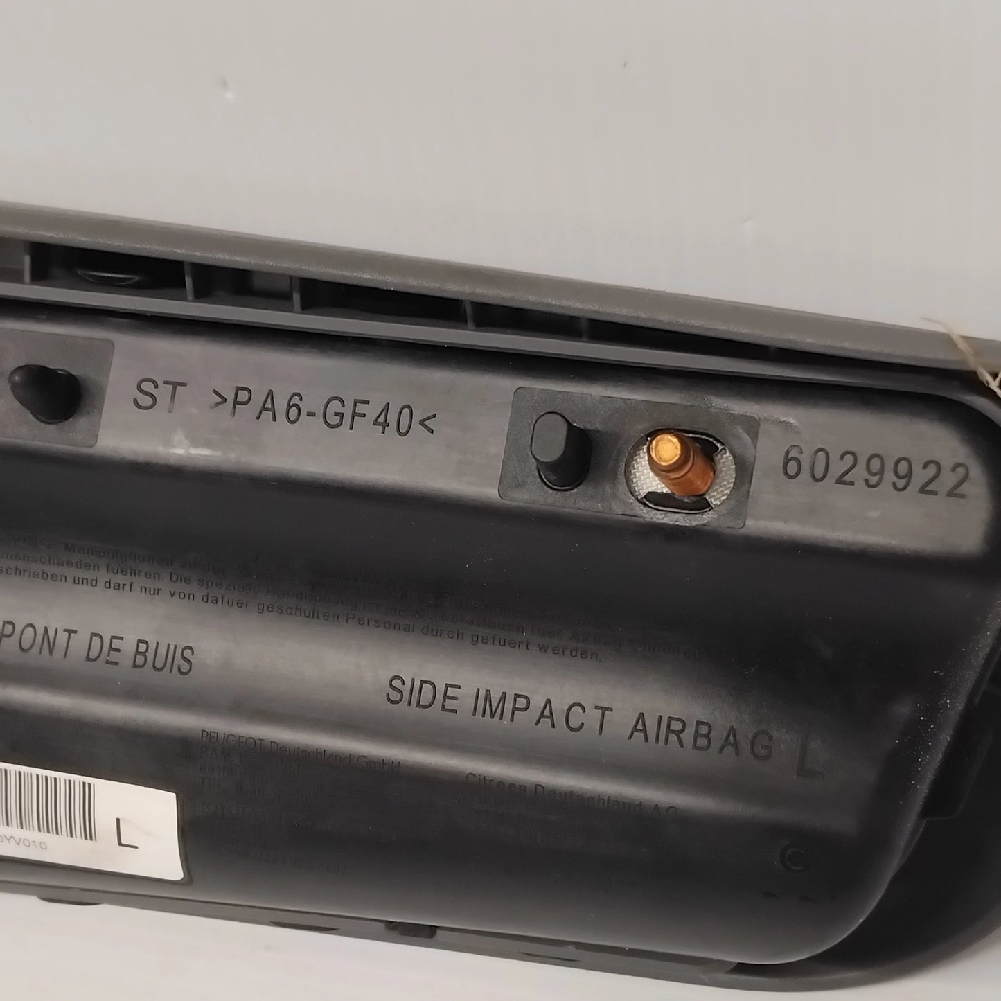Genuine Front Seat Left Side Air-Bag - Peugeot 107 | 8216FK