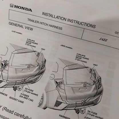 Genuine Honda Kit Trailer Harness 13P R | 08L91T5A502A