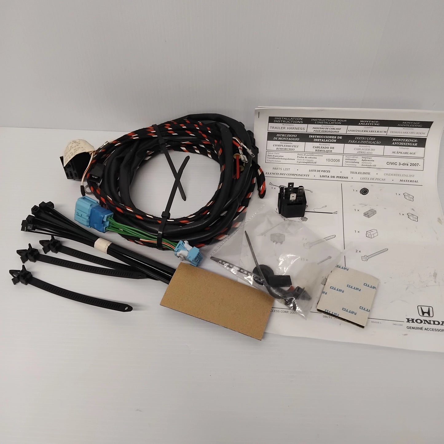 Genuine Honda 12V Battery Line | 08L91SMR613A