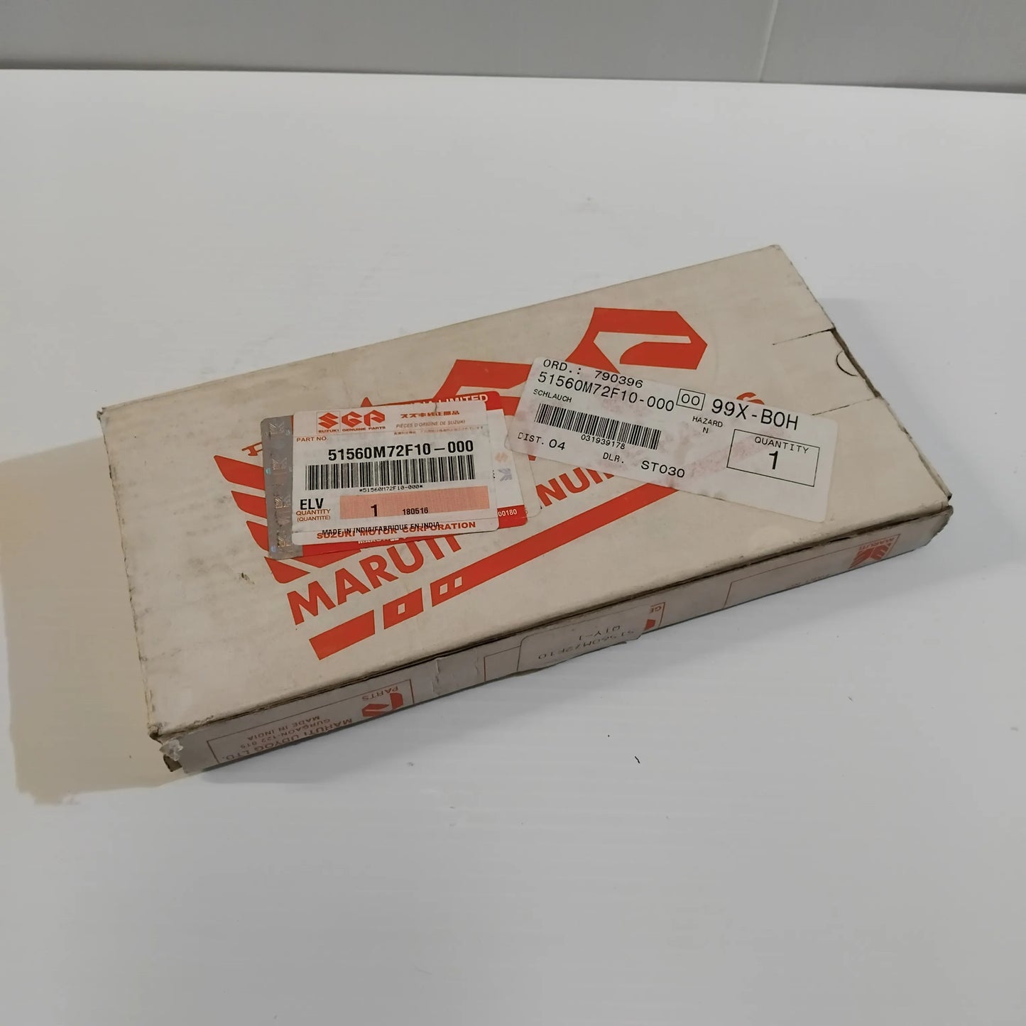 Genuine Suzuki Hose Rear Bk Flexible | 51560M72F10-000