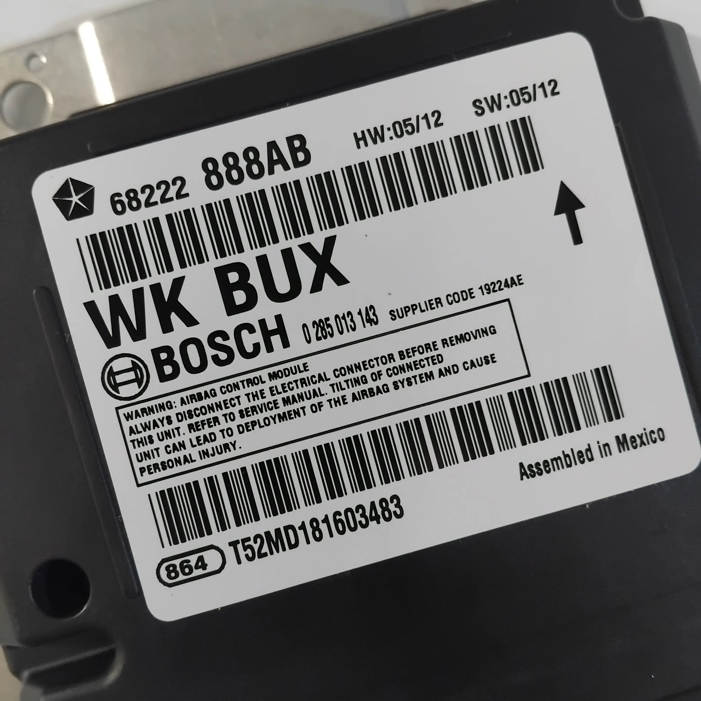Genuine Airbag ECU - Jeep Grand Cherokee 2014-2015 | KCBP1P673AB