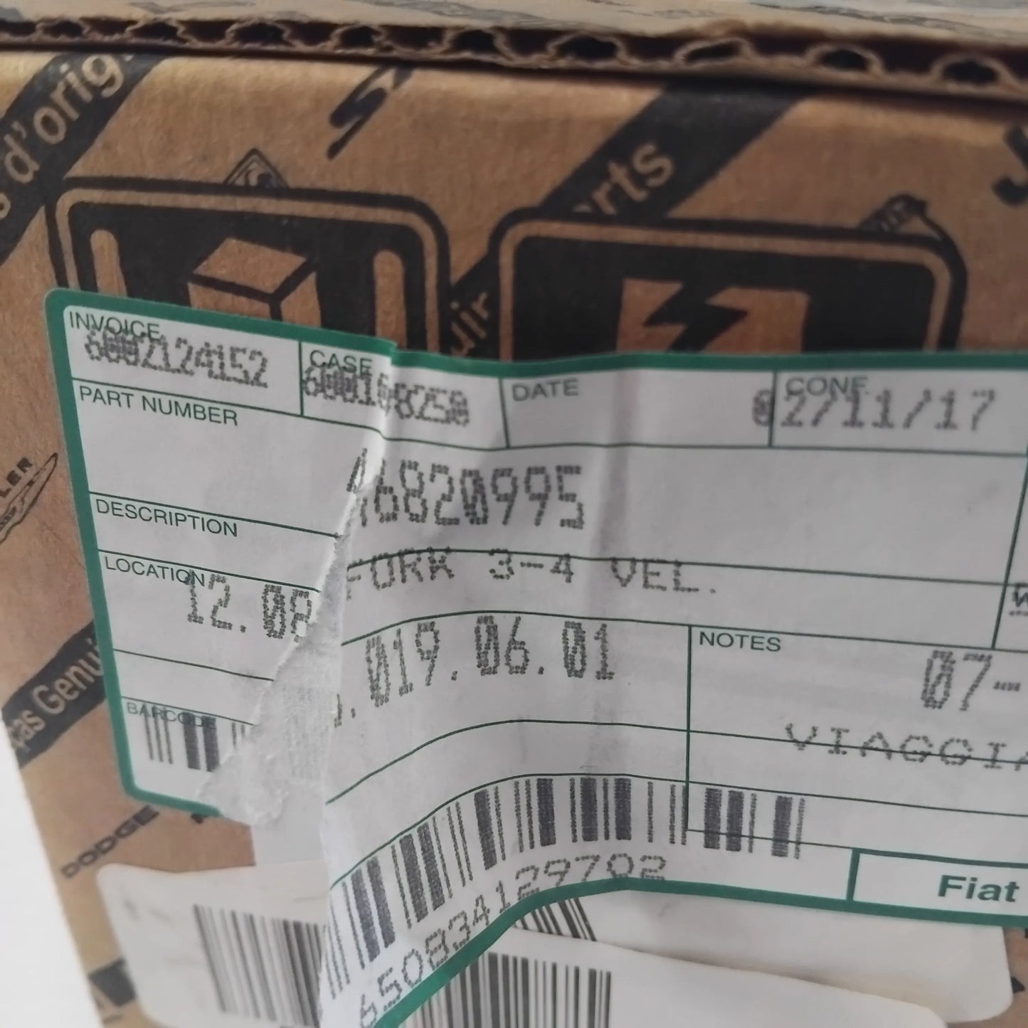 Genuine Clutch Fork - 3rd and 4th - Alfa Romeo 156 / Fiat 500L | 46820995