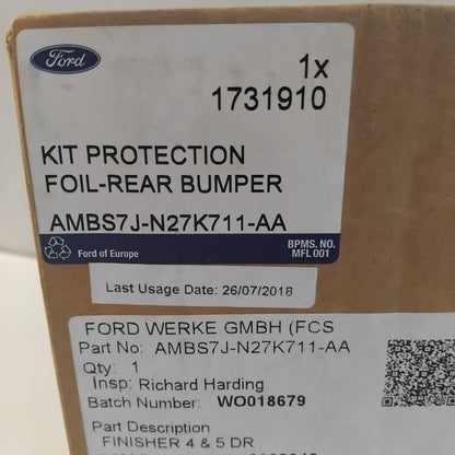 Genuine Rear Bumper Protection Foil - Ford Mondeo 2007-2014 | 1731910