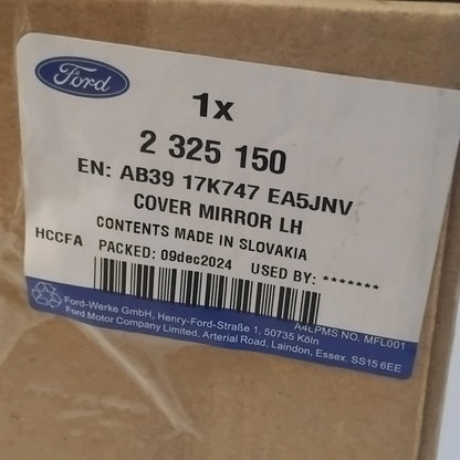 Genuine Left Wing Mirror Cover - Ford Ranger 2019- | 2325150
