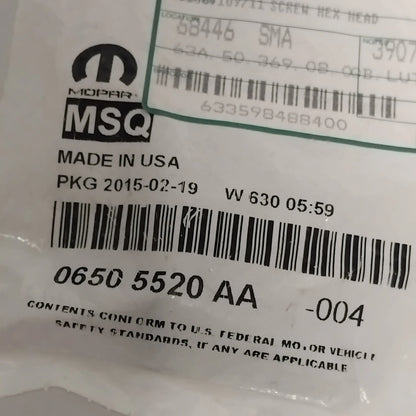 Genuine Jeep Screw | K06505520AA