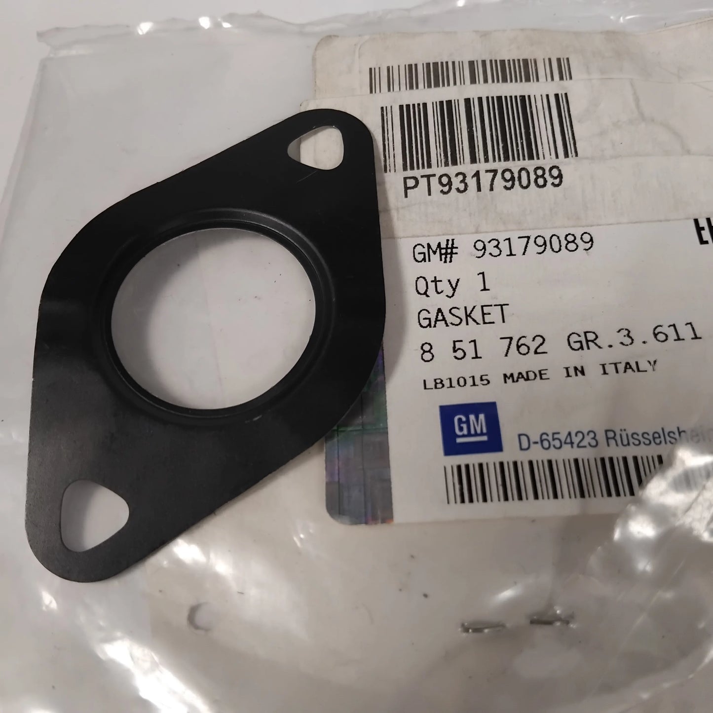 Genuine Vauxhall Gasket | 93179089