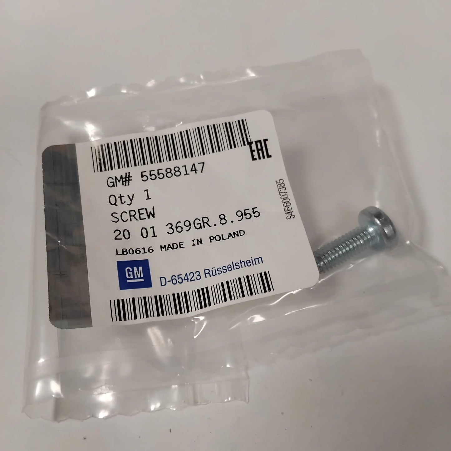 Genuine Vauxhall Screw | 55588147