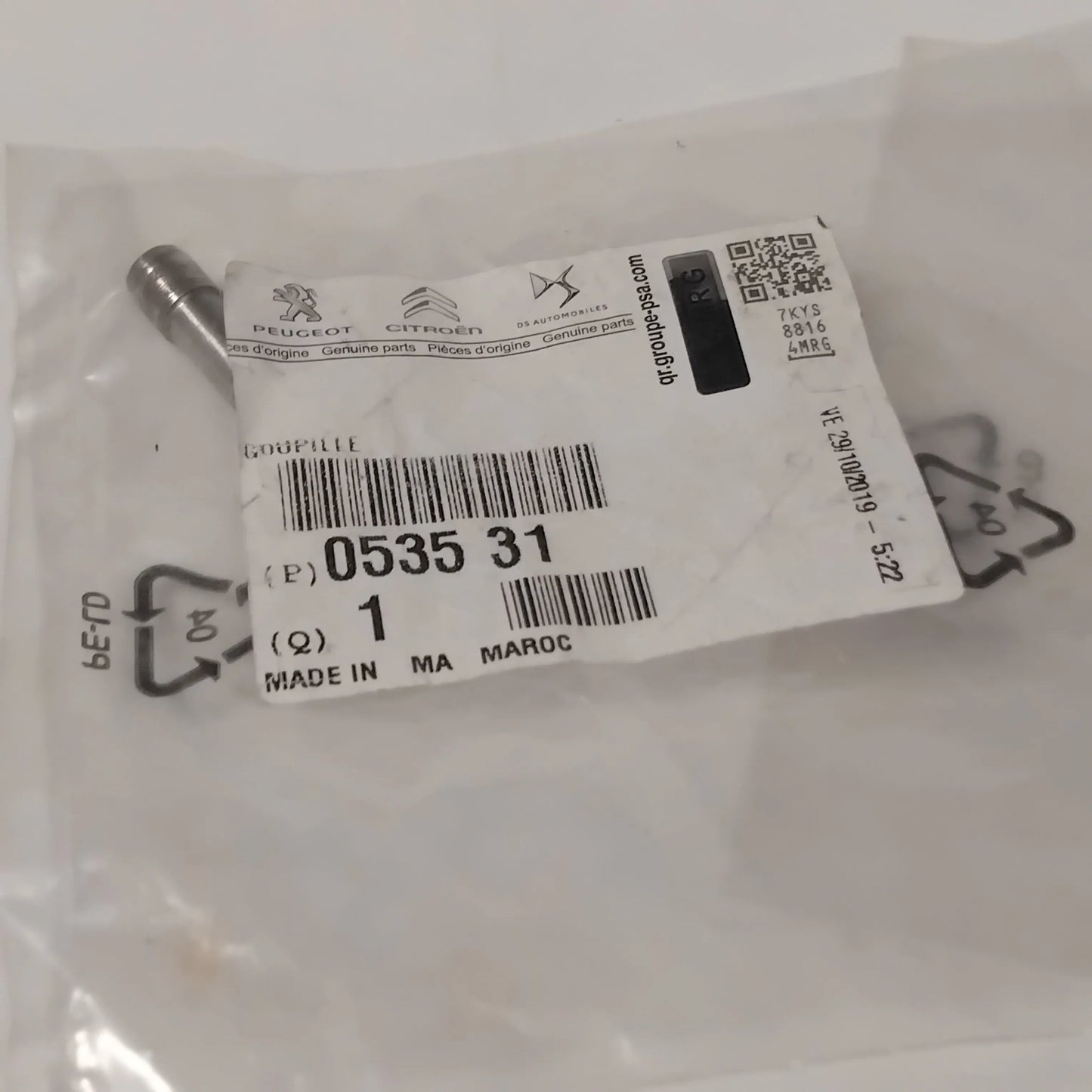 Genuine Peugeot Pin | 053531
