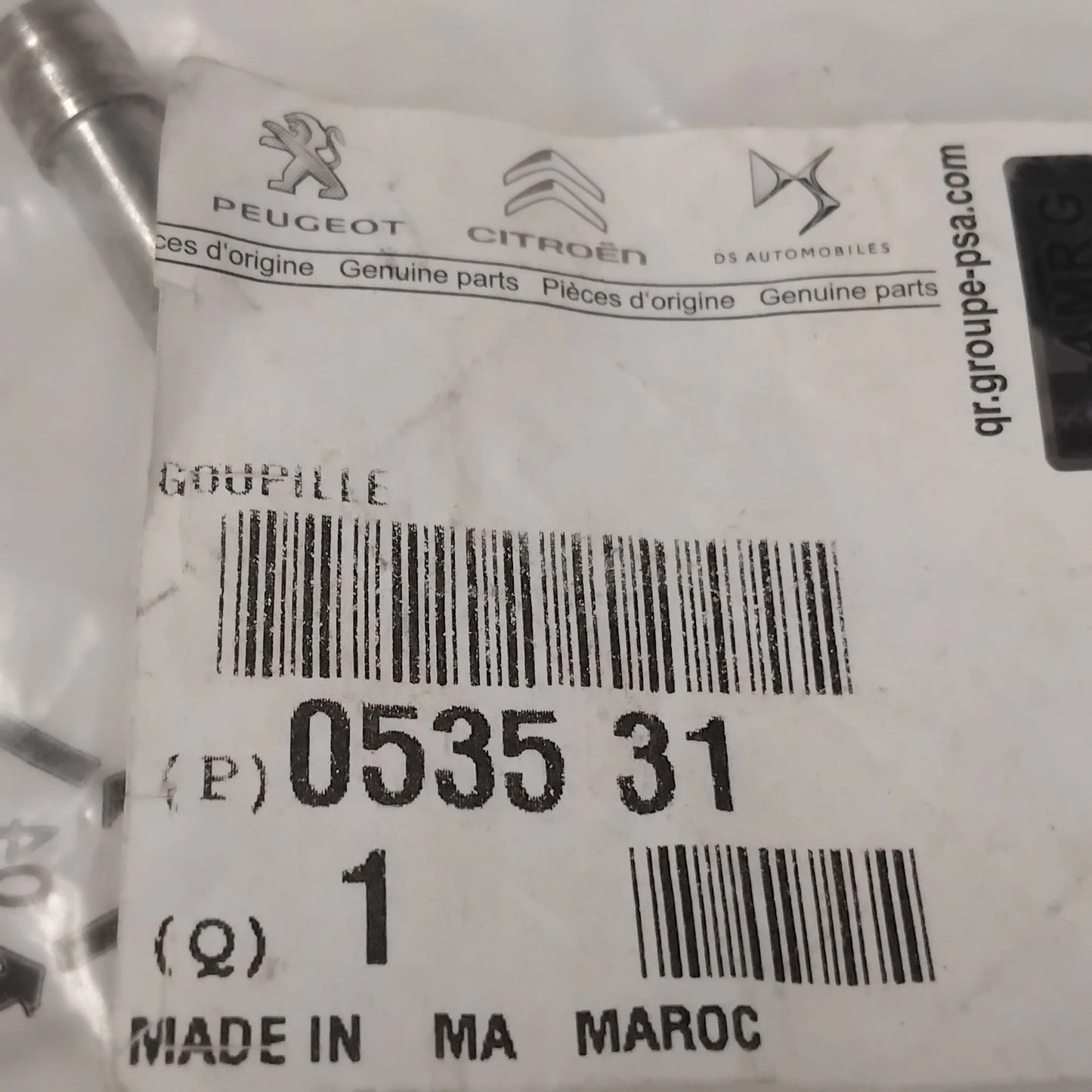 Genuine Peugeot Pin | 053531