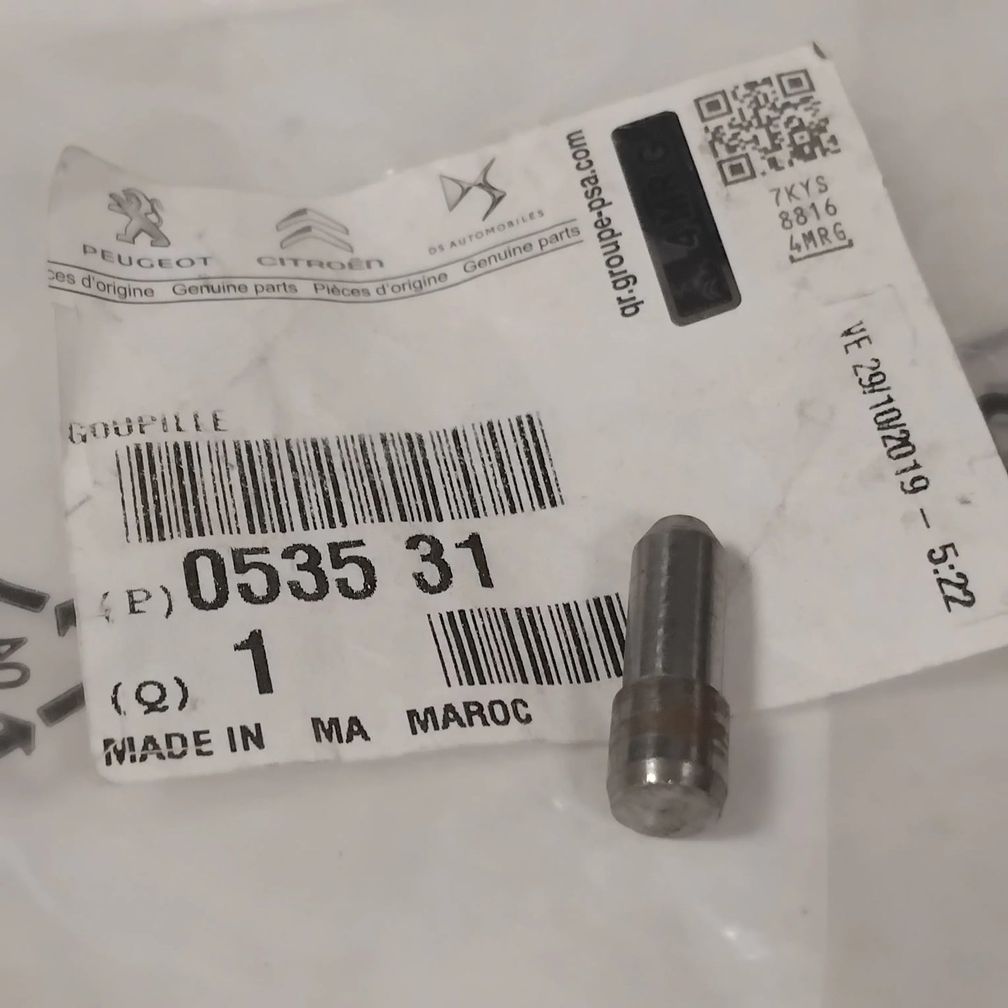Genuine Peugeot Pin | 053531