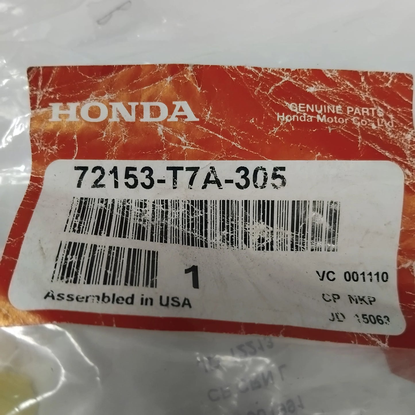 Genuine Honda Rod Set, L. Fr. Door Latc | 72153T7A305