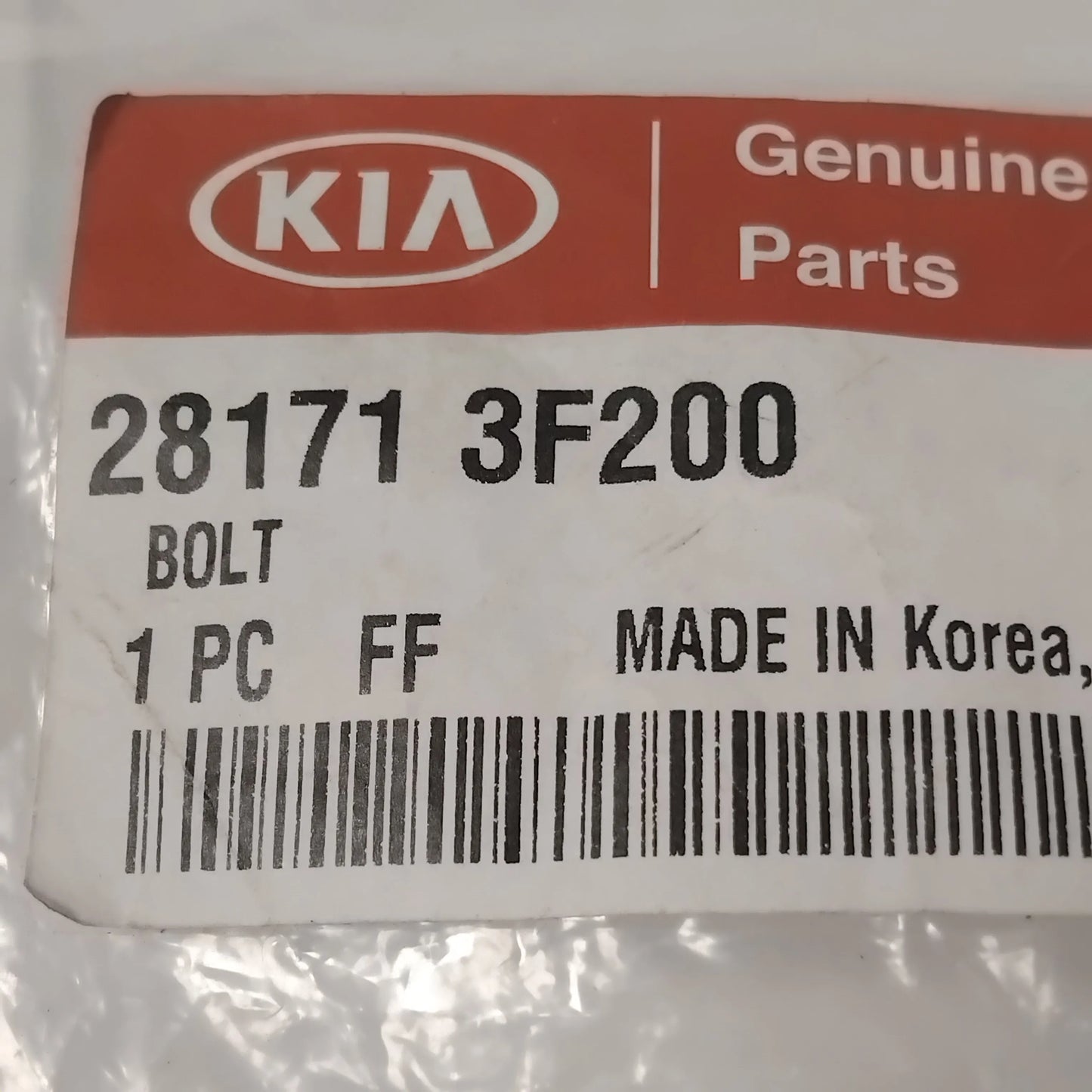 Genuine Kia Bolt | 281713F200