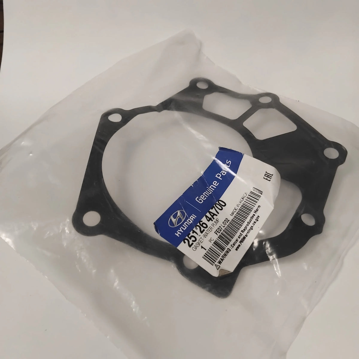 Genuine Hyundai Gasket-Water Pump | 251264A700