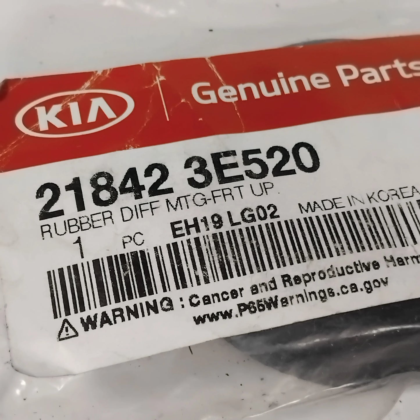 Genuine Kia Rub Diff Mtg-Frt Up. | 218423E520