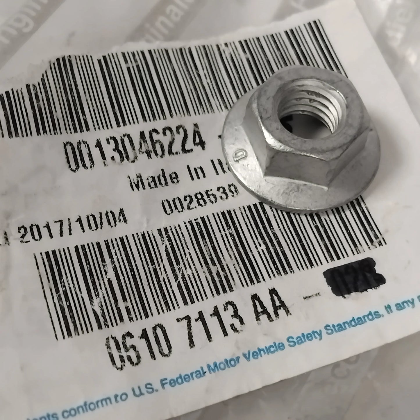 Genuine Fiat Nut | 13046224