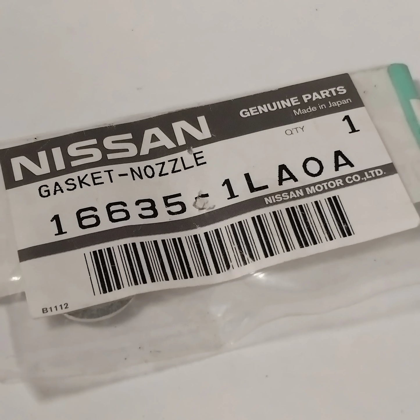 Genuine Nissan Gasket-Nozzle | 166351LA0A