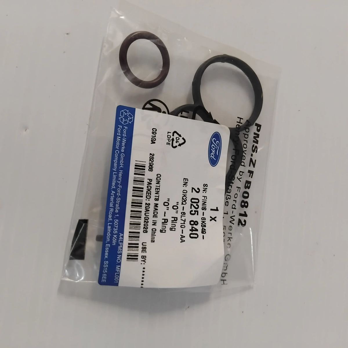 Genuine Ford "O" Ring | 2025840