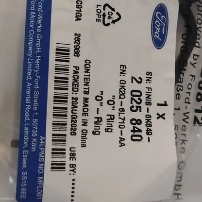 Genuine Ford "O" Ring | 2025840