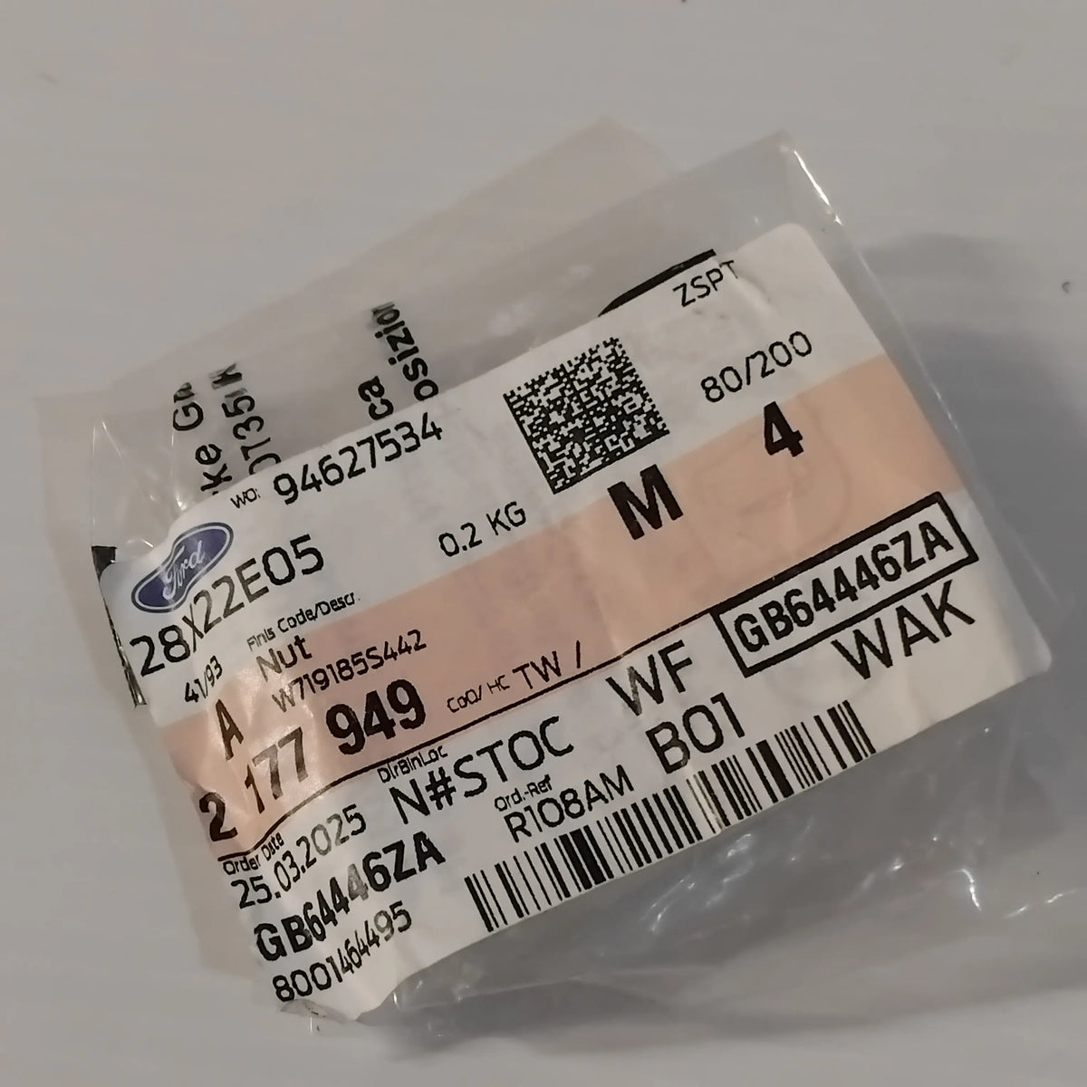 Genuine Ford Nut | 2177949