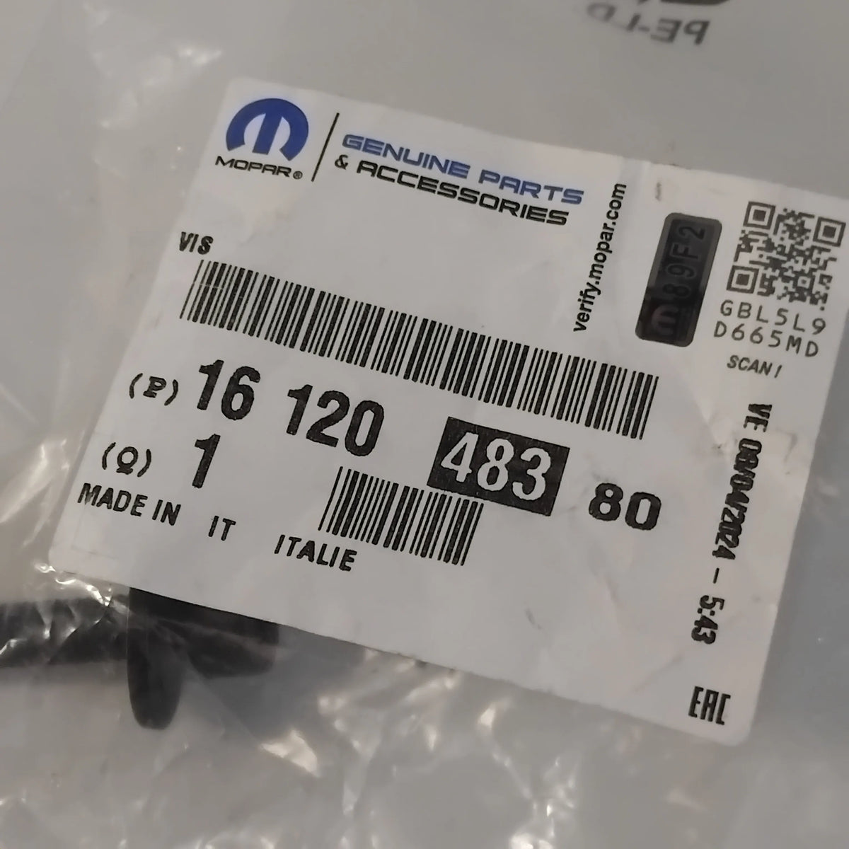Genuine Peugeot Screw | 1612048380