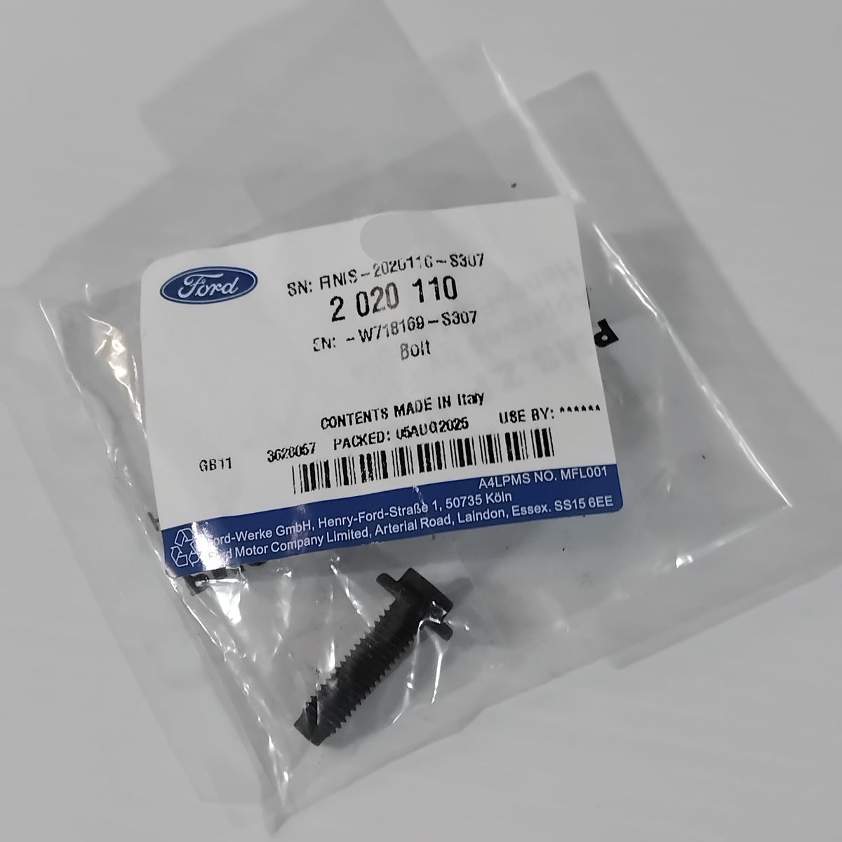 Genuine Bolt - M6x20mm - Ford Mondeo / Transit / Fiesta 2.0 EcoBlue | 2020110