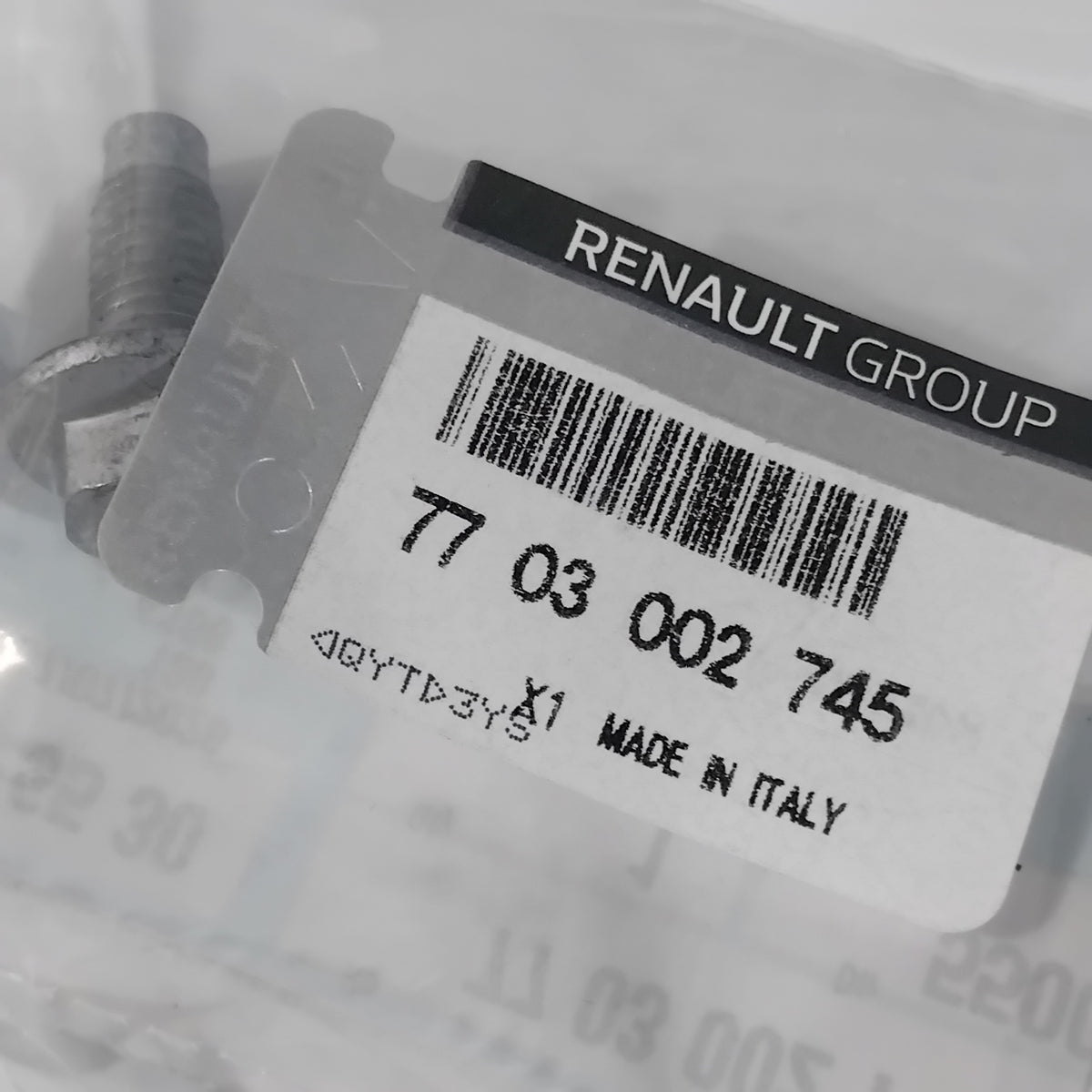 Genuine Renault Vis H Emb M8-20 | 77 03 002 745