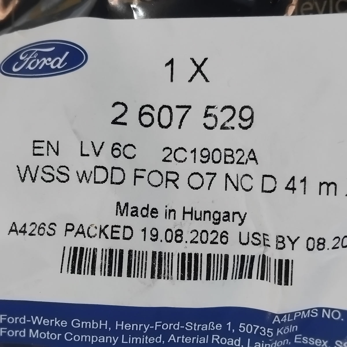 Genuine Ford Sensor Assy | 2607529