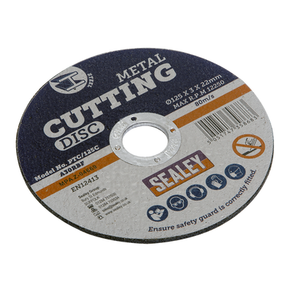 Sealey Cutting Disc 125Mm X 3Mm 22Mm | PTC/125C