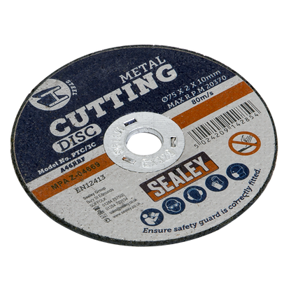 Sealey Cutting Disc 75Mm X 2Mm 10Mm Bo | PTC/3C