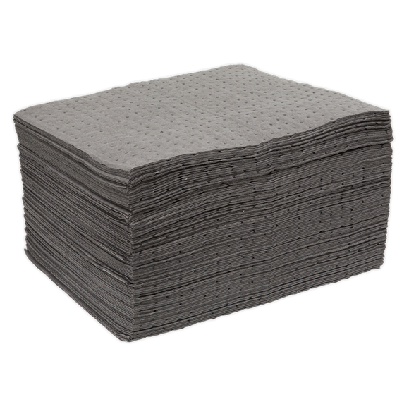 Sealey Spill Absorbent Pad Pack Of 100 | SAP01