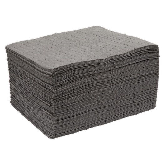 Sealey Spill Absorbent Pad Pack Of 100 | SAP01