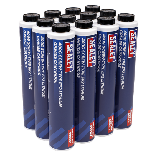 Sealey Screw-Type Ep2 Lithium Grease 12 Pack | SCS108
